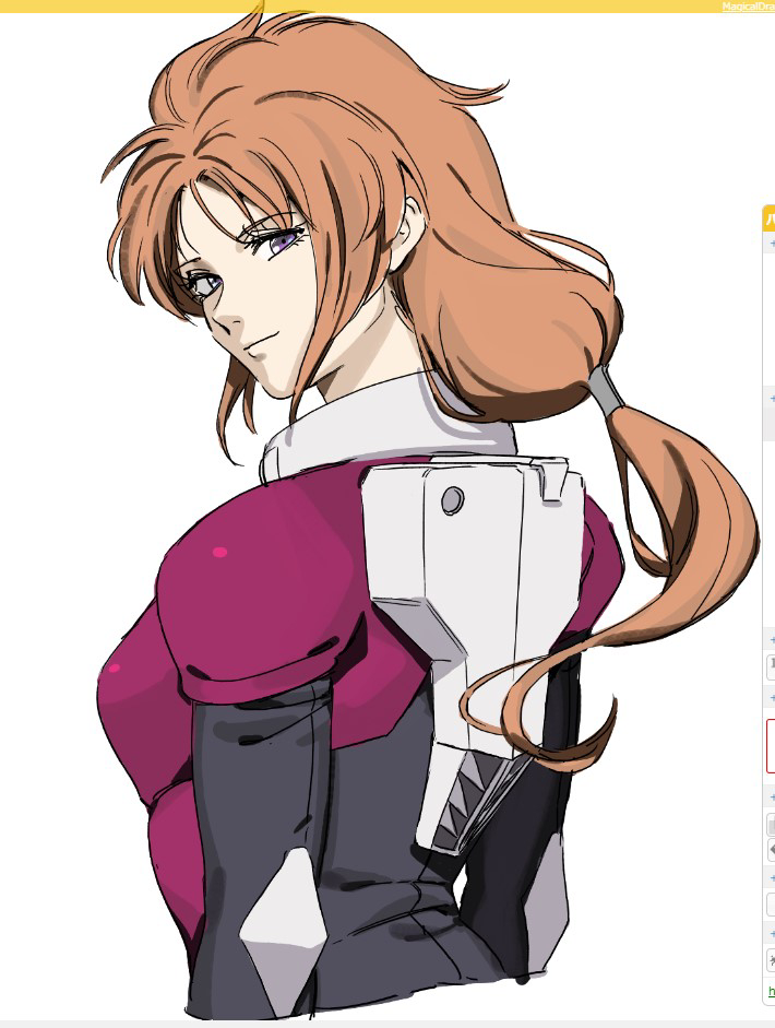 marida cruz (gundam and 1 more) drawn by rasupekuto