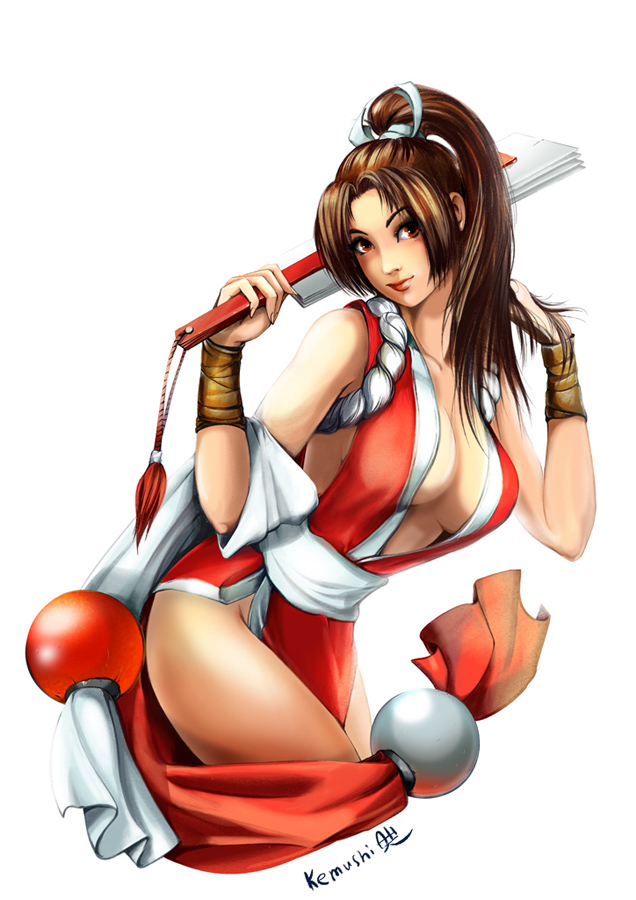 shiranui mai (the king of fighters and 1 more) drawn by anna_kemushi