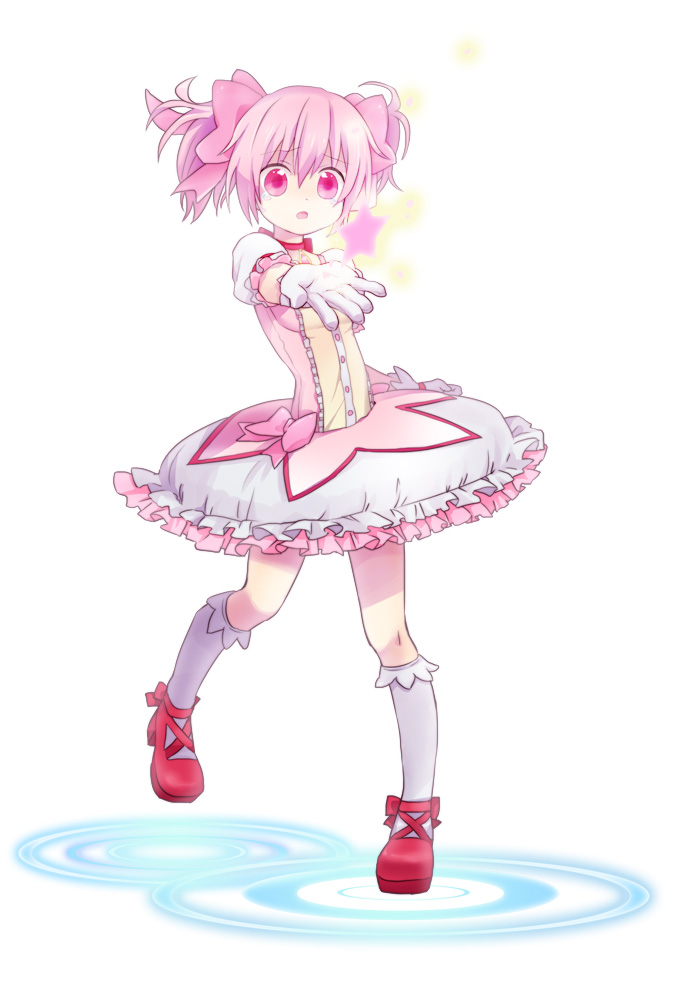 kaname madoka (mahou shoujo madoka magica) drawn by sakuro