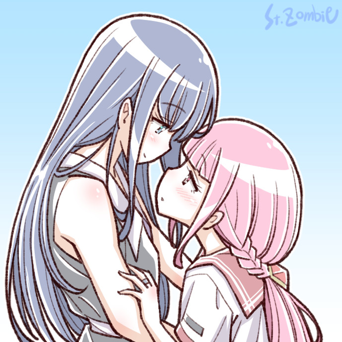 tamaki iroha and nanami yachiyo (mahou shoujo madoka magica and 1 more) drawn by studiozombie
