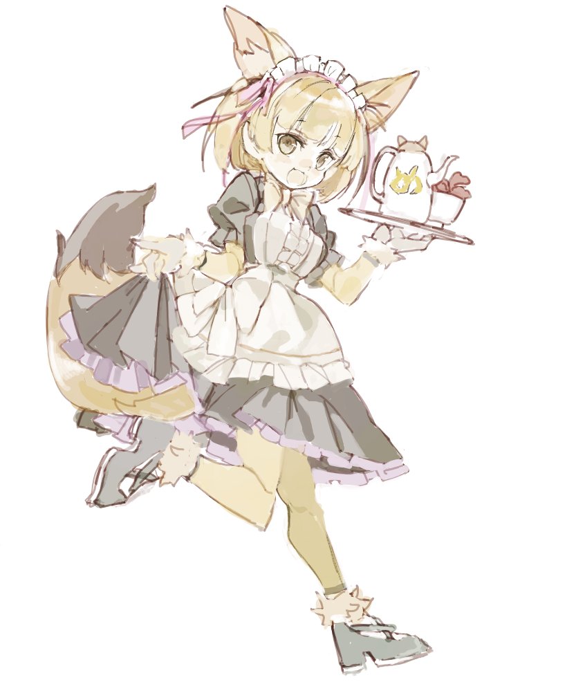 fennec (kemono friends and 1 more) drawn by konabetate
