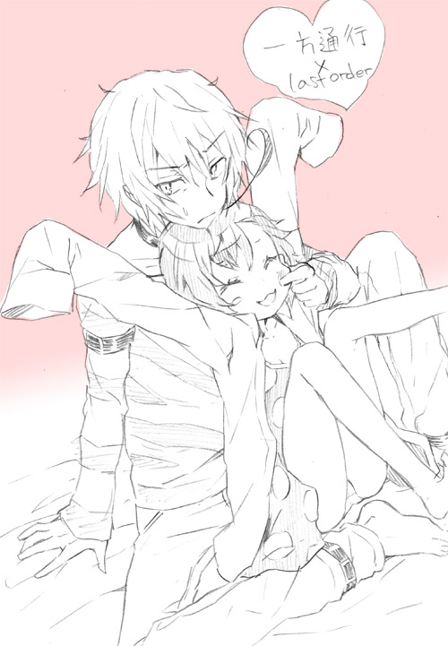 accelerator and last order (toaru majutsu no index) drawn by cuteg