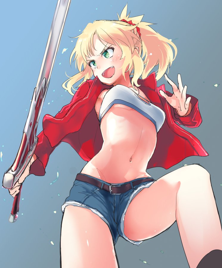 mordred (fate and 1 more) drawn by mozu_(peth)
