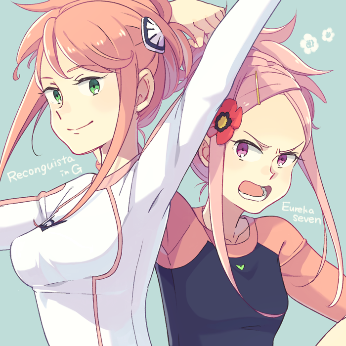 anemone and aida rayhunton (gundam and 2 more) drawn by anko_(w-anco)