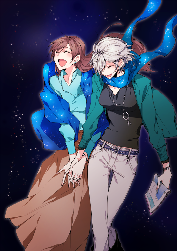 nitta minami and anastasia (idolmaster and 1 more) drawn by tima