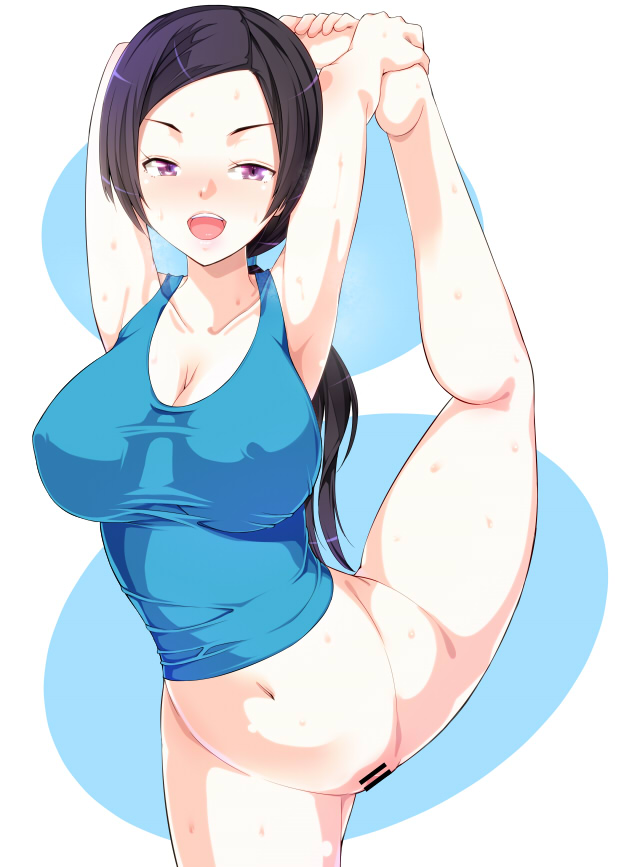 wii fit trainer (wii fit) drawn by amasora_taichi