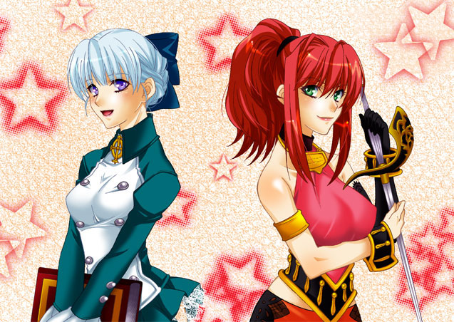 alice elliot and karin koenig (shadow hearts and 1 more)