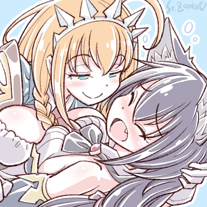 karyl and pecorine (princess connect!) drawn by studiozombie