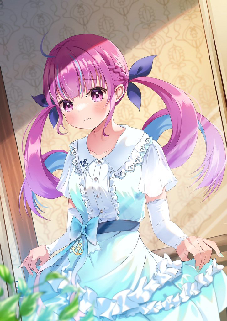 minato aqua (hololive and 1 more) drawn by chino0803