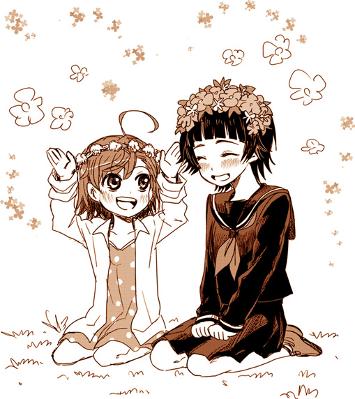 last order and uiharu kazari (toaru majutsu no index) drawn by nico_(hero300)