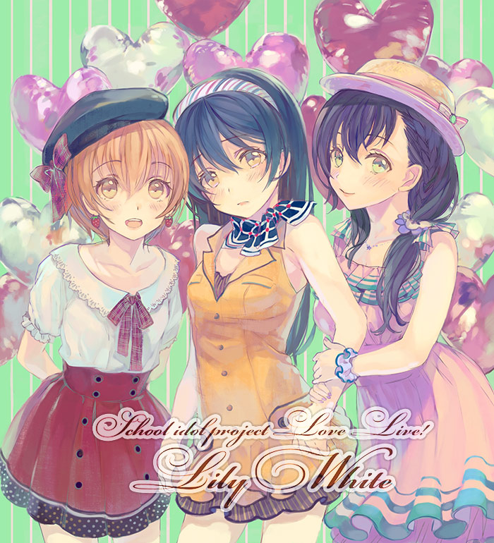 tojo nozomi, sonoda umi, and hoshizora rin (love live! and 1 more) drawn by ame_yamori