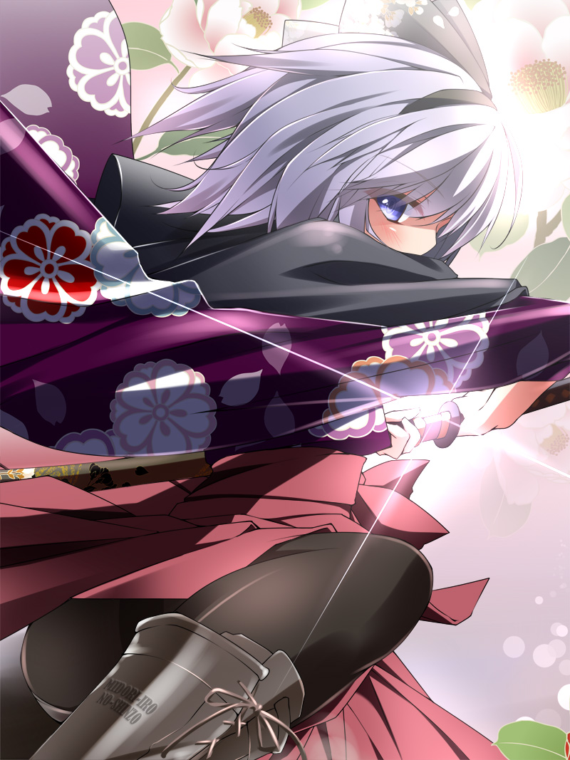 konpaku youmu (touhou) drawn by midoriiro_no_shinzou