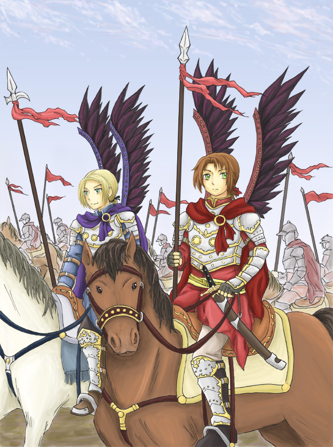 lithuania and poland (axis powers hetalia) drawn by dreamertakako