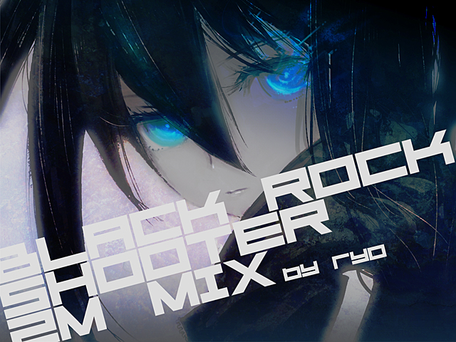 black rock shooter (black rock shooter) drawn by huke