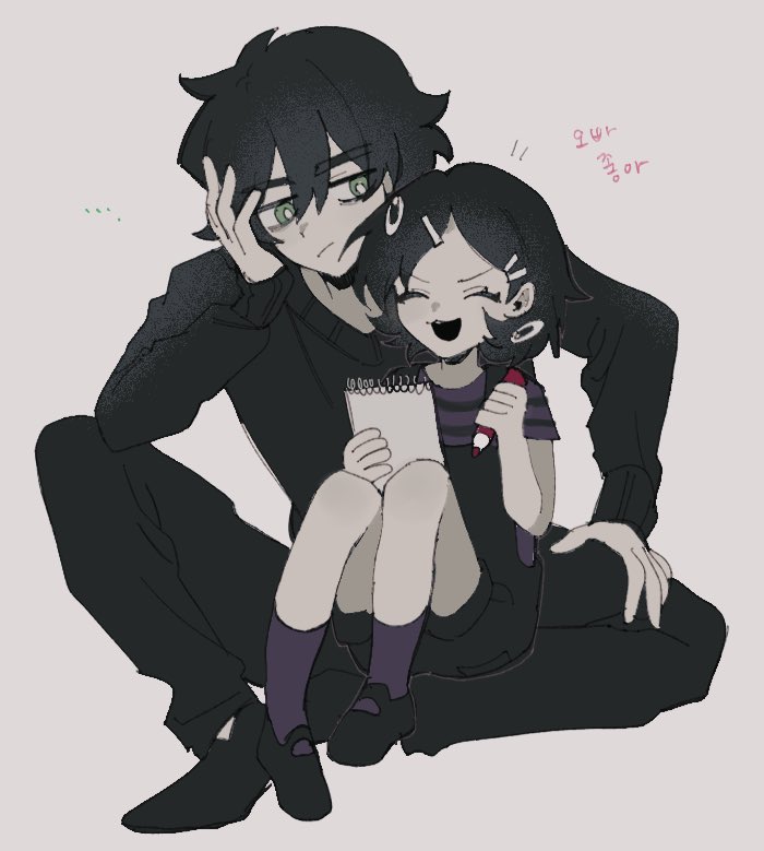ashley graves and andrew graves (the coffin of andy and leyley) drawn by young_master_00