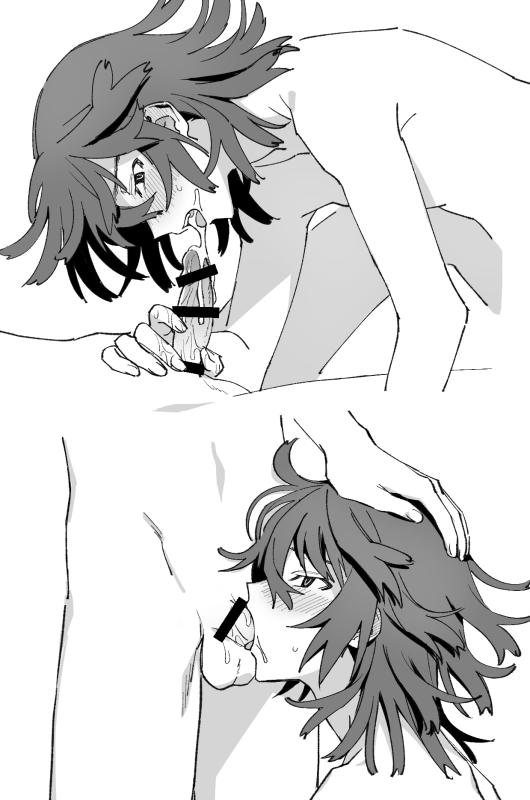 koide natsuno and mutou tooru (shiki) drawn by honosuke_(tns4b)