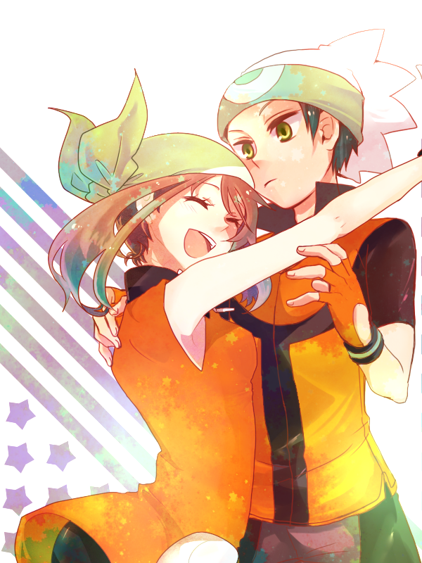 may and brendan (pokemon and 2 more) drawn by shirou_(vista)