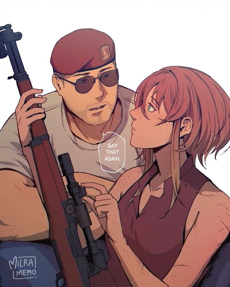 courier, noelle rutherford, and craig boone (fallout and 1 more) drawn by milramemo