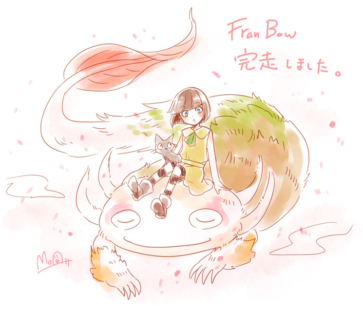 fran bow dagenhart, mr. midnight, and palontras (fran bow) drawn by hato_moa