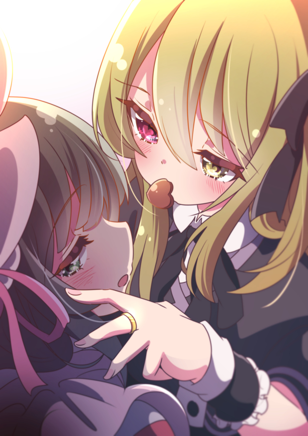 kuo shenlin and wang yujia (assault lily) drawn by honkawa_works