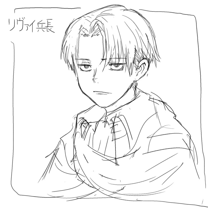 levi (shingeki no kyojin) drawn by gaihan_umeboshi_mitchell