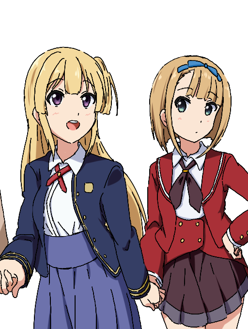 saito nicole and fujima sakura (22/7) drawn by igashiko