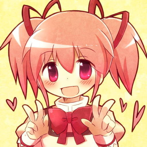 kaname madoka (mahou shoujo madoka magica) drawn by kabuyou