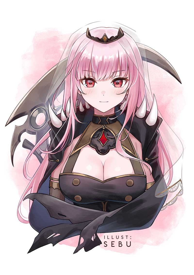 mori calliope (hololive and 1 more) drawn by sebu_illust