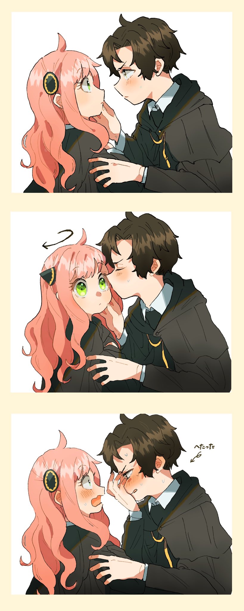 anya and damian desmond (spy x family) drawn by inuzuka_pochi