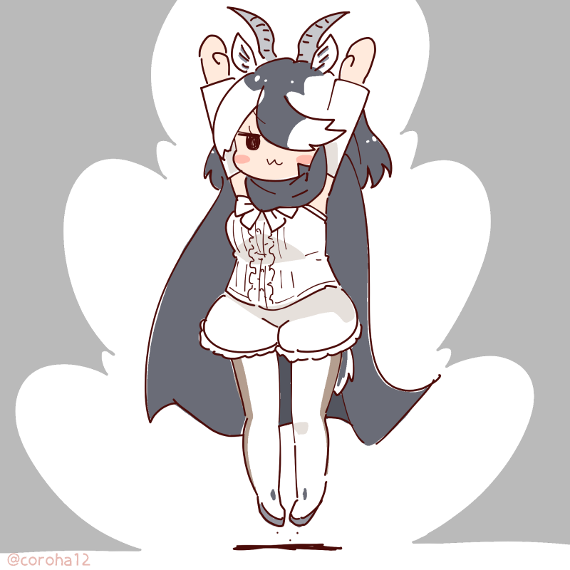 blackbuck (kemono friends) drawn by coroha