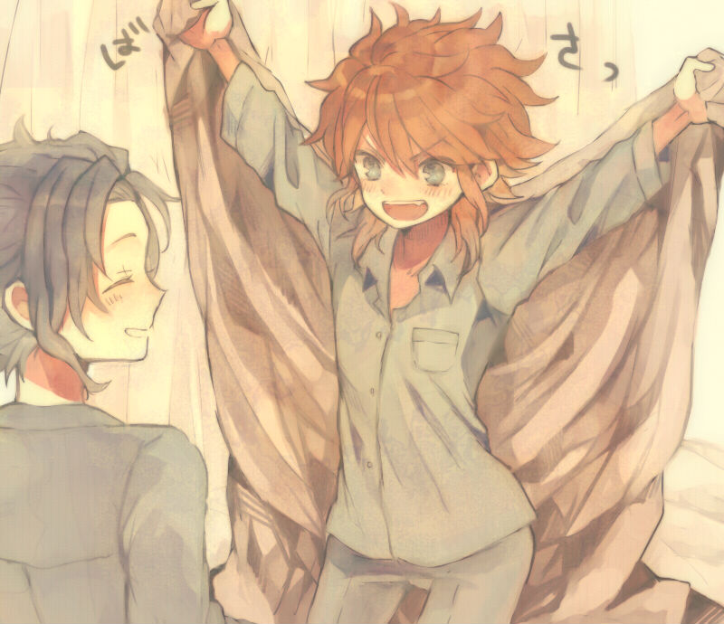 amemiya taiyou and tsurugi yuuichi (inazuma eleven and 1 more) drawn by kurodeko