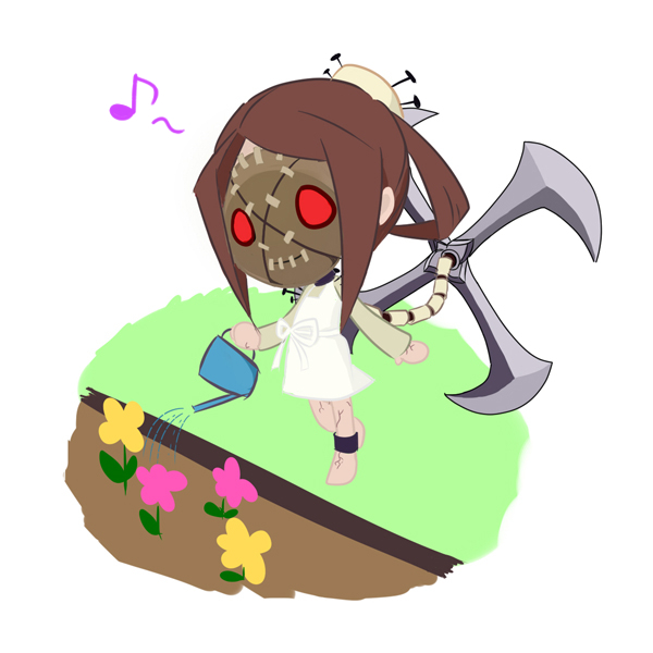 painwheel (skullgirls) drawn by terebi_shirodama