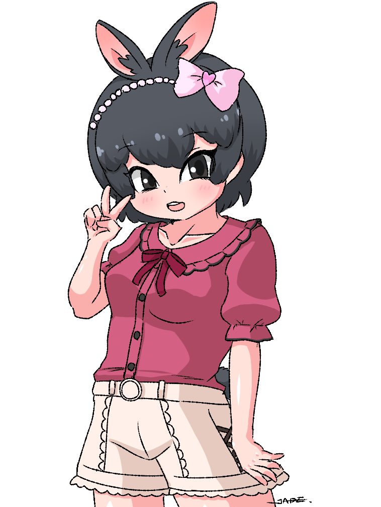 amami rabbit (kemono friends and 1 more) drawn by tegran