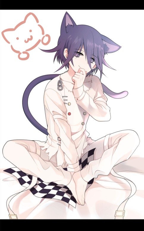 oma kokichi (danganronpa and 1 more) drawn by qiao_xing