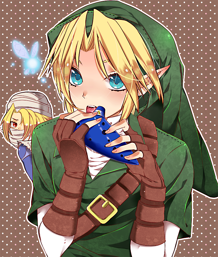 link, sheik, and navi (the legend of zelda and 1 more) drawn by kiricloud