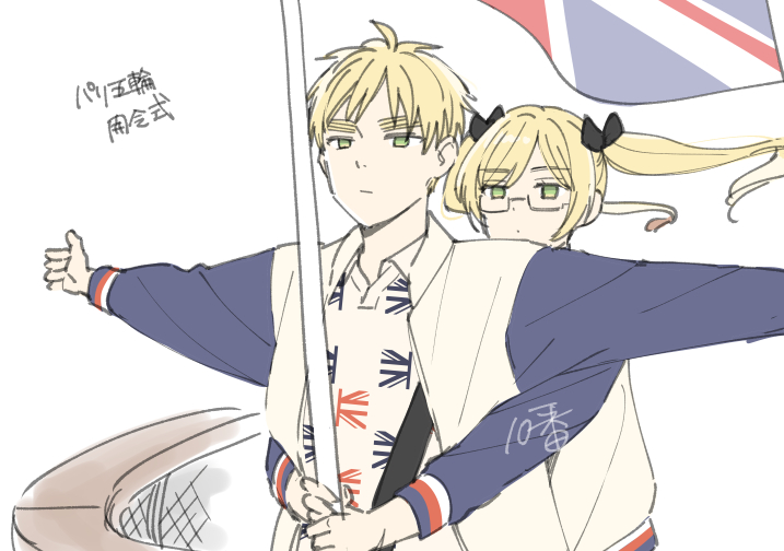 united kingdom (axis powers hetalia and 3 more) drawn by 10ban