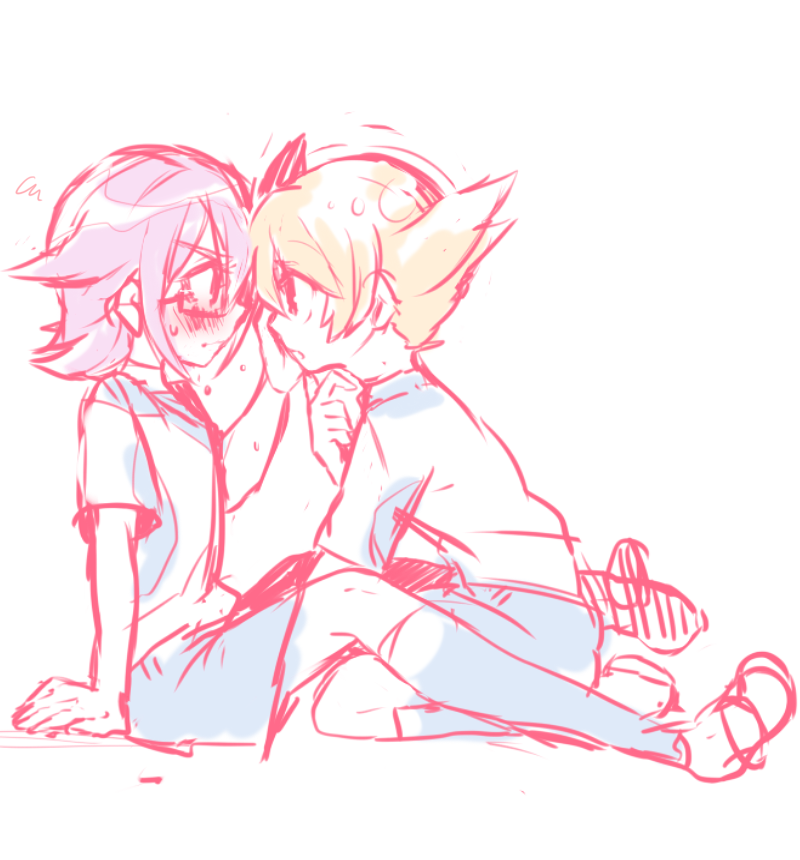 manabe jin'ichirou and minaho kazuto (inazuma eleven and 2 more) drawn by tanda_yuru