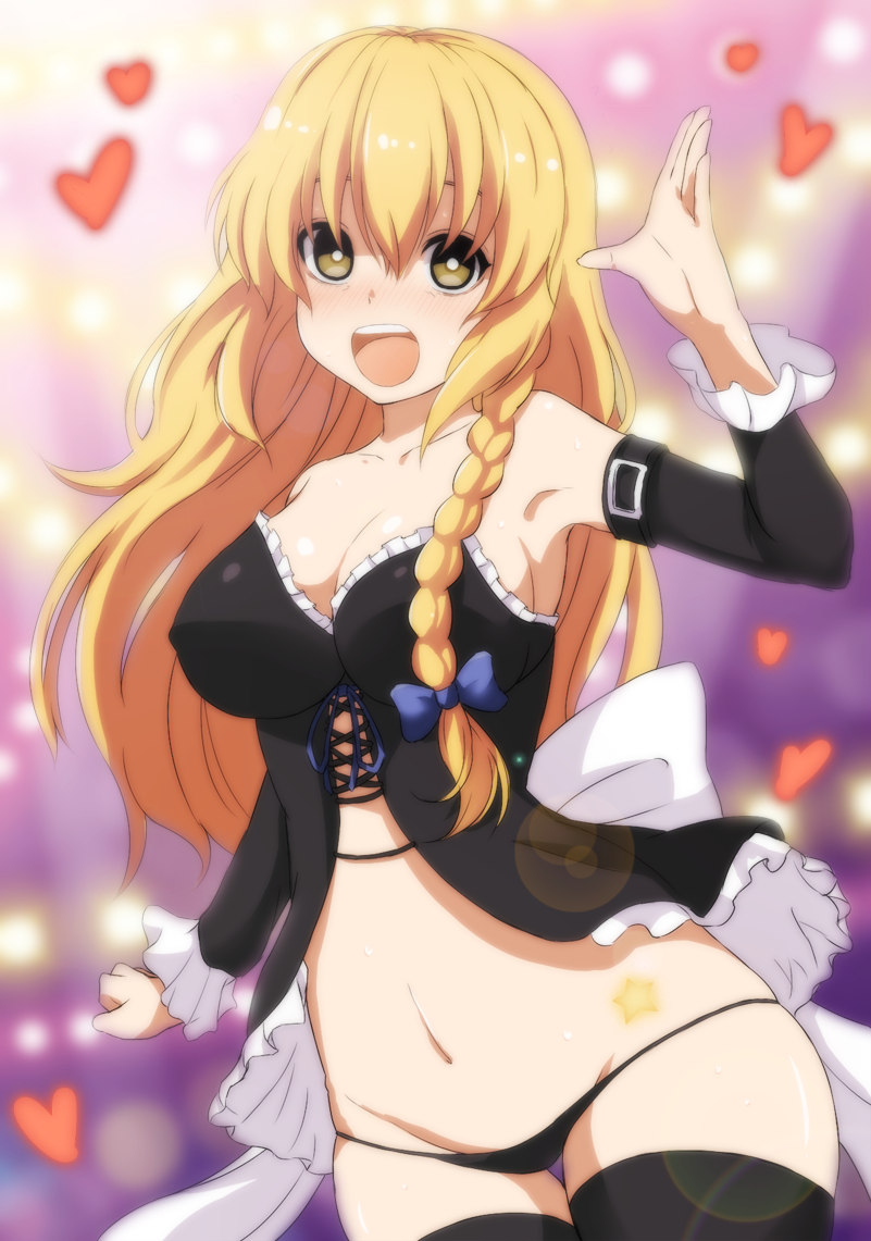 kirisame marisa and mars (touhou and 1 more) drawn by marine_(46586031)