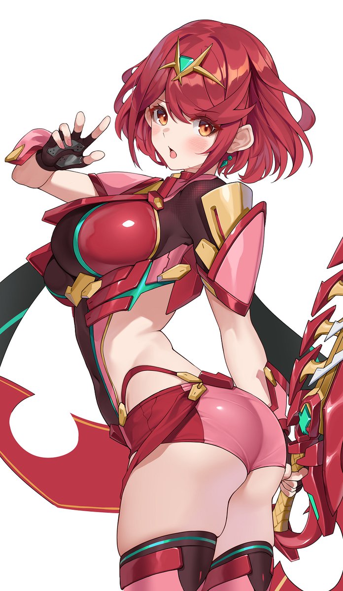 pyra (xenoblade chronicles and 1 more) drawn by matrix16