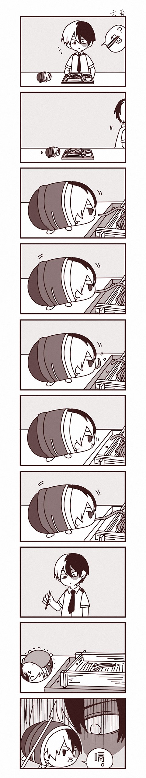 todoroki shoto (boku no hero academia) drawn by sixpage