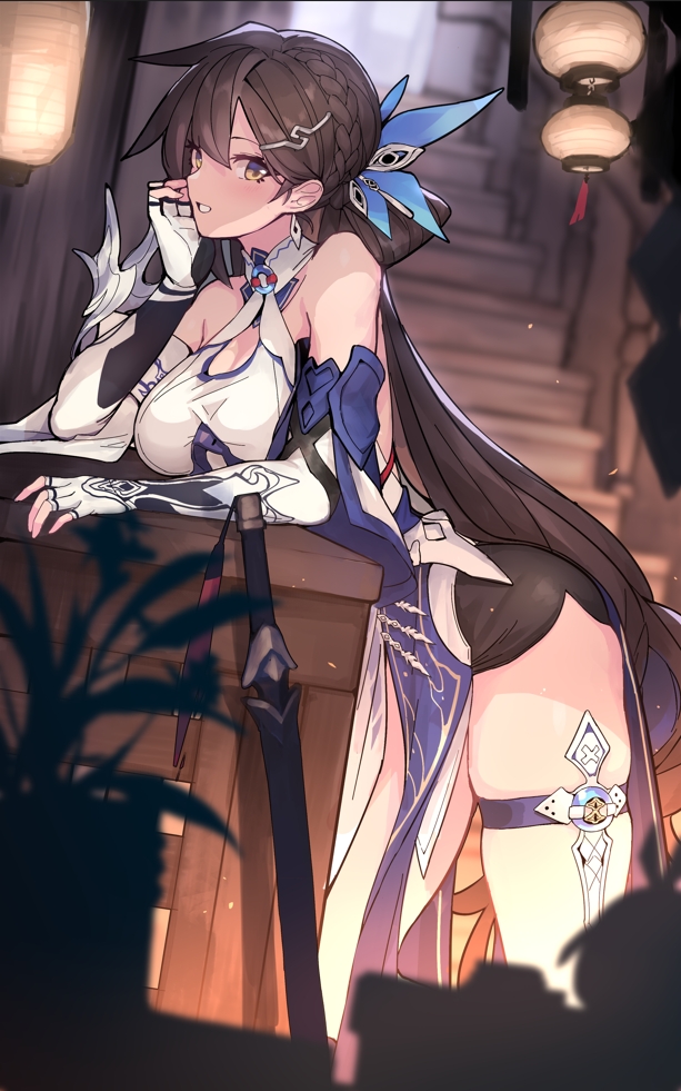 li sushang (honkai and 1 more) drawn by wu-qiao