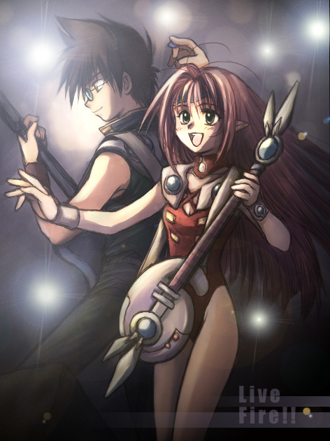 mylene jenius and nekki basara (macross and 1 more) drawn by hinonekoku
