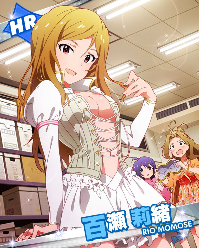 mochizuki anna, momose rio, and nikaido chizuru (idolmaster and 1 more)