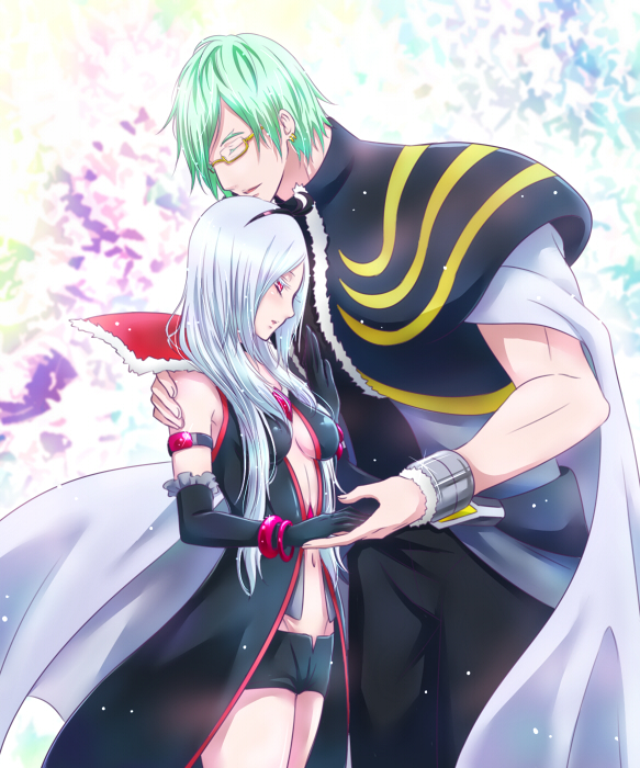 higashi setsuna, eas, and wester (precure and 1 more) drawn by hyuuga_(gekkazake)