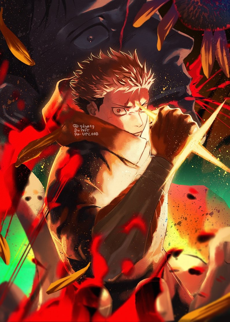 itadori yuuji and higuruma hiromi (jujutsu kaisen) drawn by qkye1q