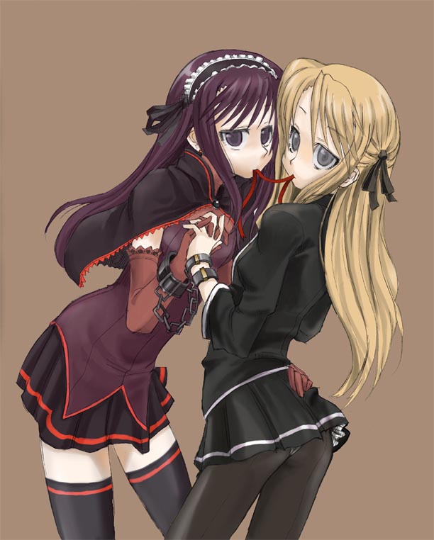 shalon and malariya (quiz magic academy) drawn by nabeyu