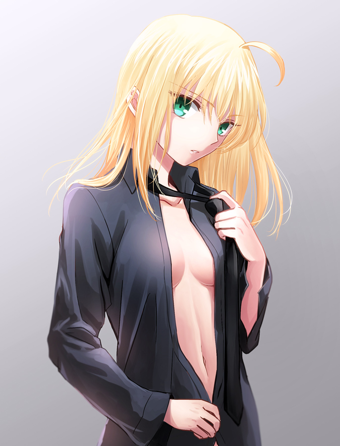 artoria pendragon and saber (fate and 1 more) drawn by omizu_(omz)