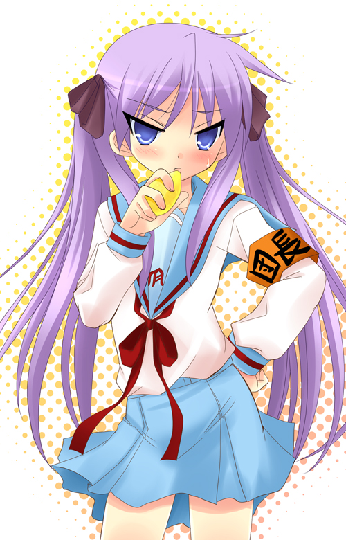 hiiragi kagami (suzumiya haruhi no yuuutsu and 1 more) drawn by yukizuki_chikuba