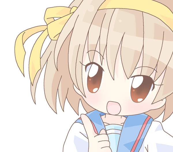 suzumiya haruhi (suzumiya haruhi no yuuutsu) drawn by mirai_(sugar)
