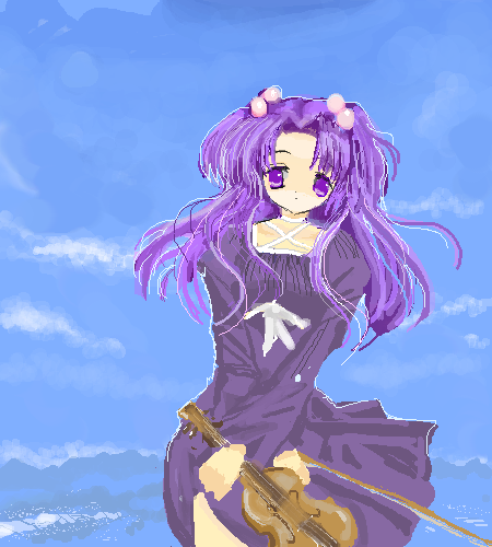 ichinose kotomi (clannad) drawn by toshi_(little-fluffy-cloud)